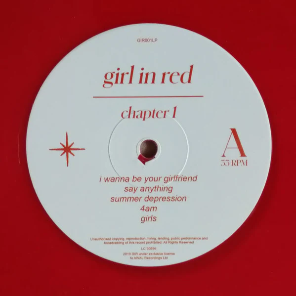 GIRL IN RED, Beginnings (AWAL Recordings Ltd; GIR001LP, Europe 2019, Inner, Red Vinyl) LP NEW/NEW - Image 3