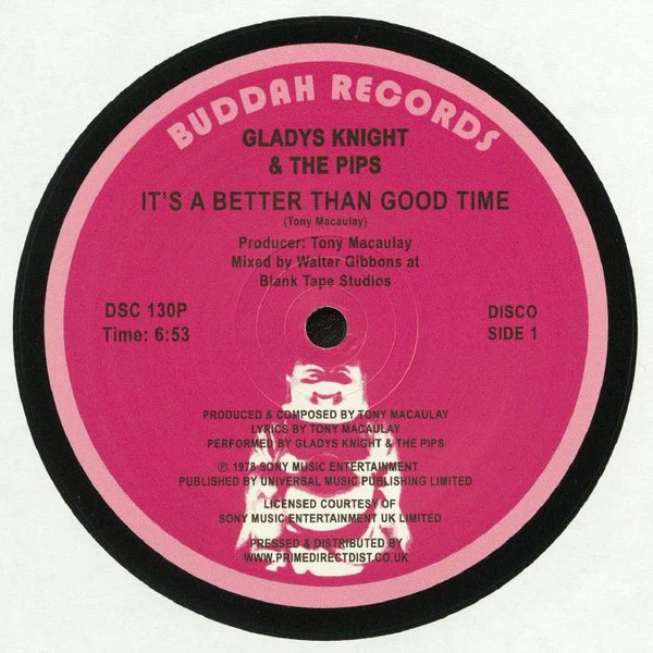 GLADYS KNIGHT AND THE PIPS, It's A Better Than Good Time (Buddah Records ; DSC 130P, UK 2017) 12" /VG+