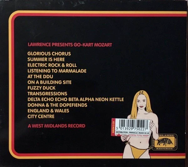 GO-KART MOZART, Tearing Up The Album Chart (West Midlands Records; BRUM 2 CD, UK 2005, Digipak, Lawrence from Felt, Denim and Mozart Estate) CD M/M - Image 2