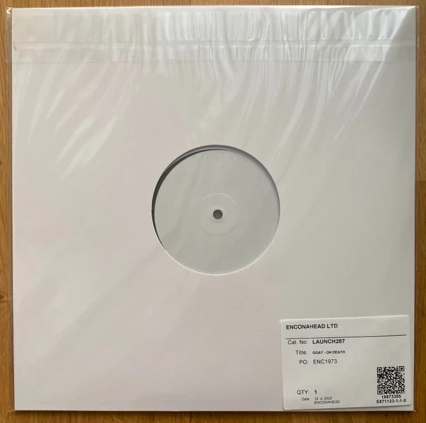 GOAT, Oh Death (Rocket; LAUNCH287S, Europe 2022, Test Pressing, Die Cut Generic Test Pressign Sleeve) LP VG+/VG+