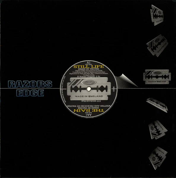 GOLDIE / PHOTEK, Still Life / The Rain (Photek Remixes) (Razors Edge; RE 001, UK 1996, Die Cut Company Sleeve) 12" G+/G+ - Image 3