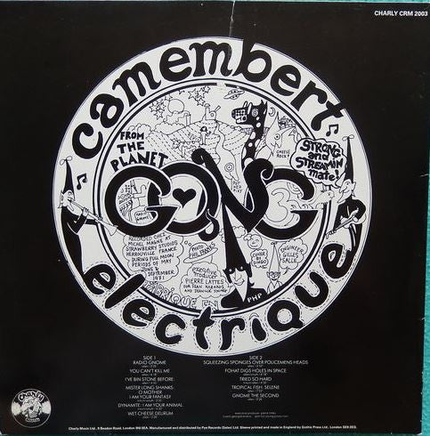 GONG, Camembert Electrique (Charly Records; CHARLY CRM 2003, UK Reissue, Gatefold) LP VG/VG+ - Image 2