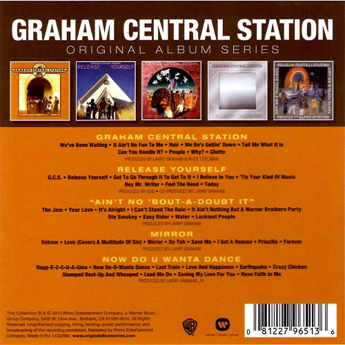 GRAHAM CENTRAL STATION, Original Album Series (Rhino Entertainment; 8122796513, UK 2013, Box Set, Inners) 5xCD EX/EX - Image 2