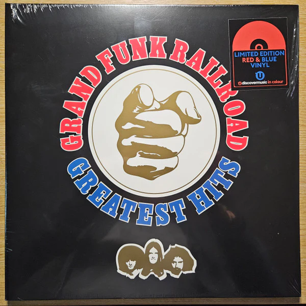 GRAND FUNK RAILROAD, Greatest Hits (Capitol Records; 602478775703, Europe 2025, 2 Inners, Red & Blue Vinyl) LP EX/VG