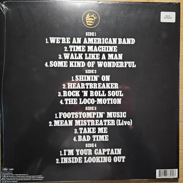 GRAND FUNK RAILROAD, Greatest Hits (Capitol Records; 602478775703, Europe 2025, 2 Inners, Red & Blue Vinyl) LP EX/VG - Image 2