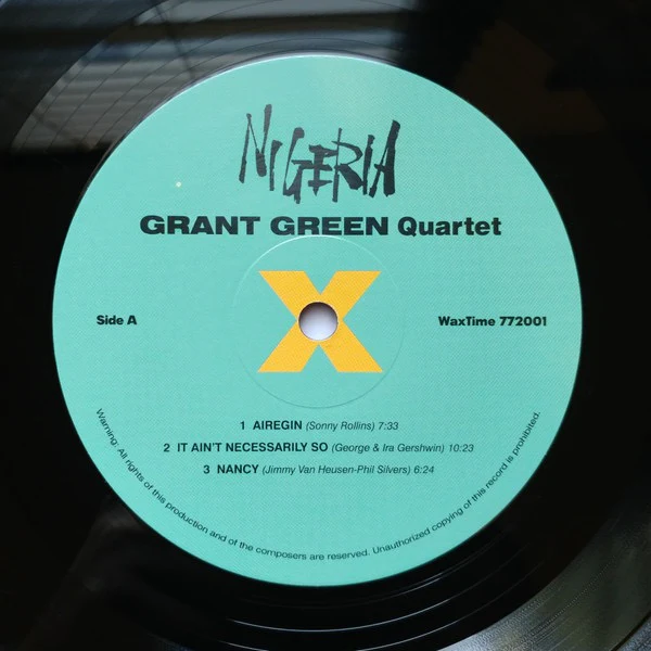 GRANT GREEN, Nigeria (Wax Time; LP772001, Europe 2000s Reissue) LP NEW/NEW - Image 3