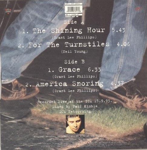 GRANT LEE BUFFALO, Buffalondon Live (Slash; LASHX 47, UK & Europe 1993, Promo Stickered Front Sleeve) 12" VG+/VG+ - Image 2