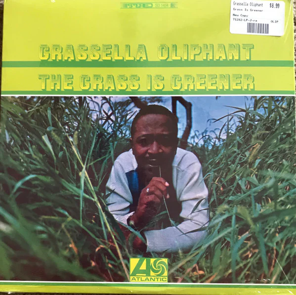 GRASSELLA OLIPHANT, The Grass Is Greener (Atlantic ; SD 1494, US 2003 Reissue, Scorpio Pressing) LP EX/VG+