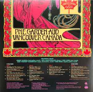 GRATEFUL DEAD, P.N.E. Garden Aud., Vancouver, Canada, July 29 1966 (Rhino Records; R1-557457, US 2017, Pasteback Gatefold Sleeve, 180 Gram Vinyl, Ltd 6600), SALE - Up to 50% Off the Original 2xLP VG+/VG+ - Image 2