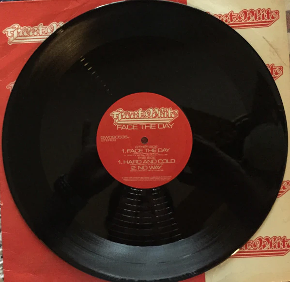 GREAT WHITE, Face The Day (Aegean Records; GWD90535, US 1986, Picture Sleeve) 12" EP VG/VG+ - Image 3