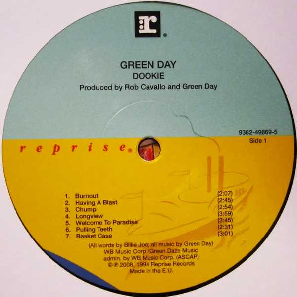 GREEN DAY, Dookie (Reprise Records; 9362-49869-5, Europe 2009 Reissue, Insert) LP NEW/NEW - Image 3