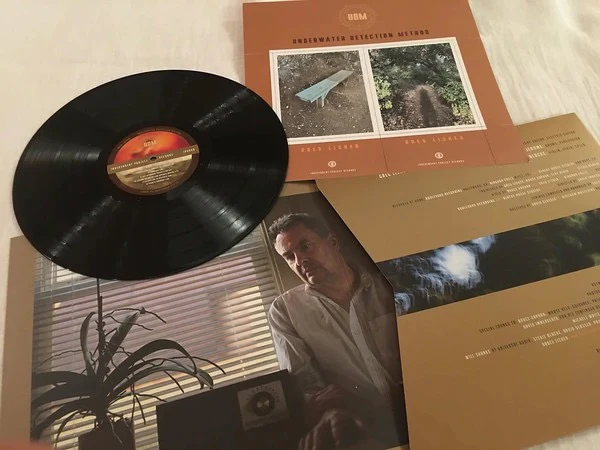 GREG LISHER, Underwater Detection Method (Independent Project Records; IP086, US 2024, Inside Loading Gatefold Sleeve, Insert, With OBI. Camper Van Beethoven) LP EX/EX - Image 3