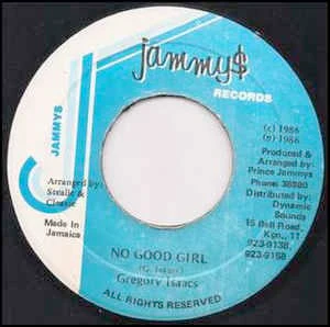 GREGORY ISAACS, No Good Girl (Jammy's ; , Jamaica 1986) 7" /VG+