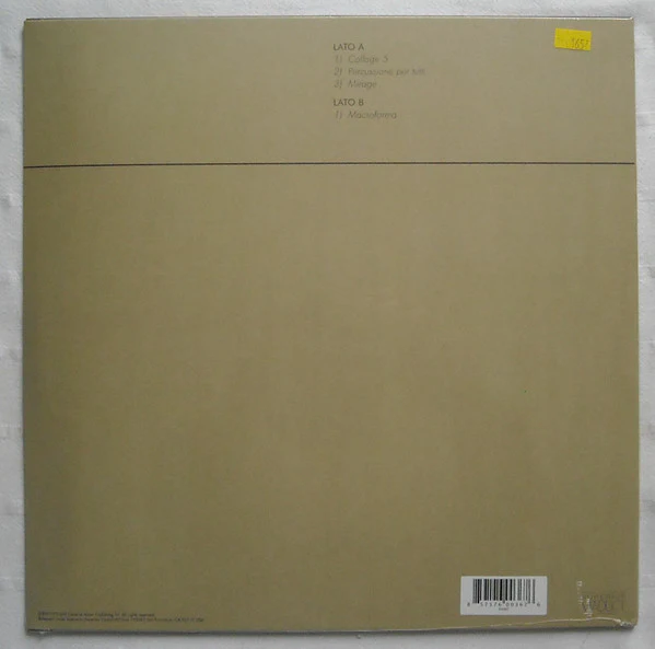 GRUPPO DI IMPROVVISAZIONE NUOVA CONSONANZA, Gruppo di Improvvisazione Nuova Consonanza (Superior Viaduct; SV067, US 2014 Reissue, Picture Sleeve, Black Inner) LP VG+/VG+ - Image 3