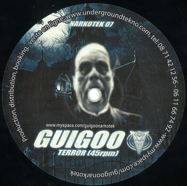 GUIGOO / KEFRAN, Narkotek 07 (Narkotek; NKT 07, France 2007, Die Cut Company Sleeve) 12" VG/G+