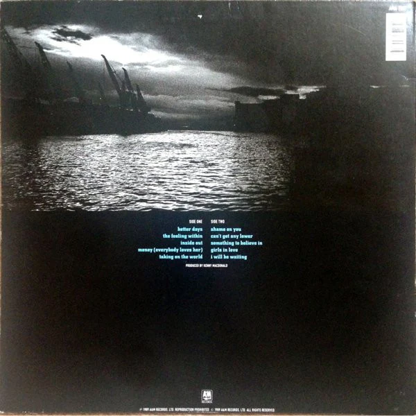 GUN, Taking On The World (A&M Records; AMA 7007, UK 1989, Inner) LP VG/VG - Image 2