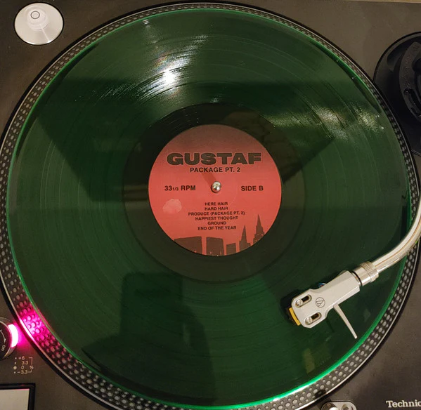 GUSTAF, Package Pt. 2 (Royal Mountain Records ; RMR-173-1, Worldwide 2024, Inner, Green Vinyl) LP EX/EX - Image 3