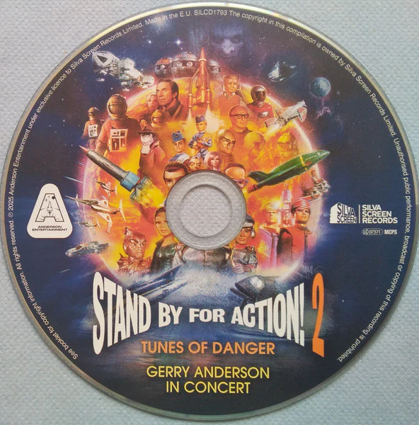 HACKENBACKER ORCHESTRA, Stand By For Action! 2 - Tunes Of Danger - Gerry Anderson In Concert (Silva Screen; SILCD1793, Worldwide 2025, Jewel Case) CD NEW/NEW - Image 3