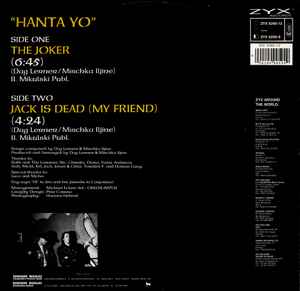HANTA YO, The Joker (ZYX Records; ZYX 6266-12, Germany 1989) 12" VG+/VG - Image 2