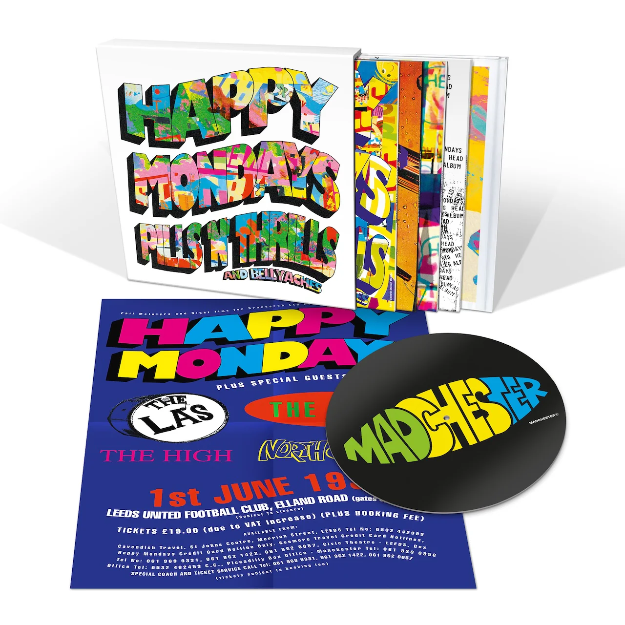 HAPPY MONDAYS, Pills ‘n’ Thrills and Bellyaches (London Records Ltd.; LMS1725740, Europe 2026 Reissue, 5LP Boxset) 5xLP NEW/NEW - PRE-ORDER