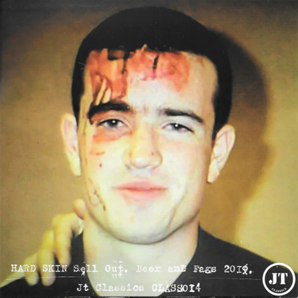 HARD SKIN, Beer & Fags 2019 (JT Classics ; CLASS014, UK 2019, Picture Sleeve, Stamped Inner Sleeve, Insert, Stickered Sleeve, Single Sided, Limited Edition Of 80) 7" EX/EX - Image 2
