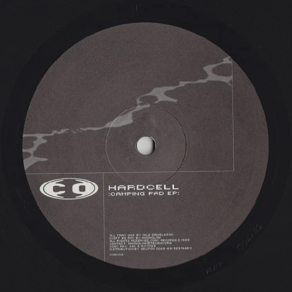 HARDCELL, Camping Pad EP (Coax Records; COAX02, Germany 1999) 12" EP /G+