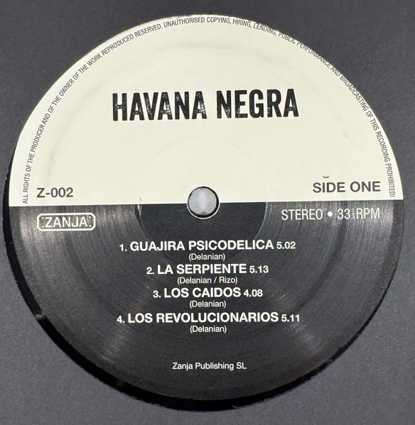 HAVANA NEGRA, Havana Negra (Zanja Records; Z-002, US 2024, Gatefold, Insert) LP EX/EX - Image 3