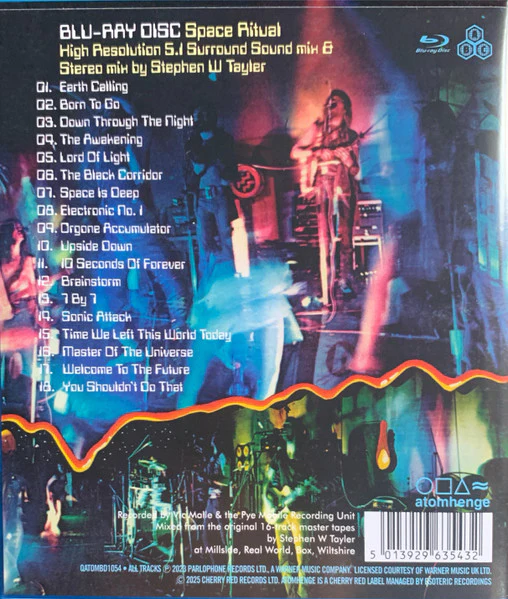 HAWKWIND, Space Ritual (Atomhenge; QATOMBD1054, UK 2025, Booklet) Blu-Ray VG+/VG+ - Image 2