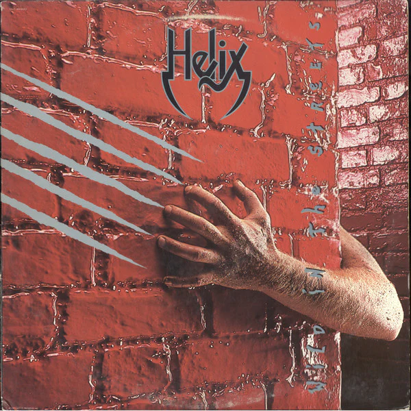 HELIX, Wild In The Streets (Capitol Records; CLT-46920, US 1987, Inner) LP VG+/VG+