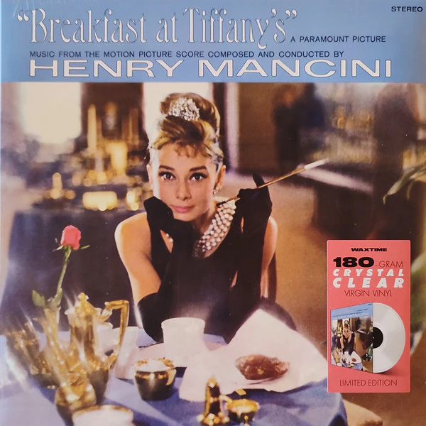 HENRY MANCINI, Breakfast At Tiffany's (WaxTime; 526010, Europe 2025, Clear Vinyl ) LP NEW/NEW