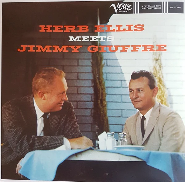 HERB ELLIS AND JIMMY GIUFFRE, Herb Ellis Meets Jimmy Giuffre (Verve; MG V-8311, UK 2017 Reissue, Booklet, 180 Gram Vinyl) LP VG+/VG