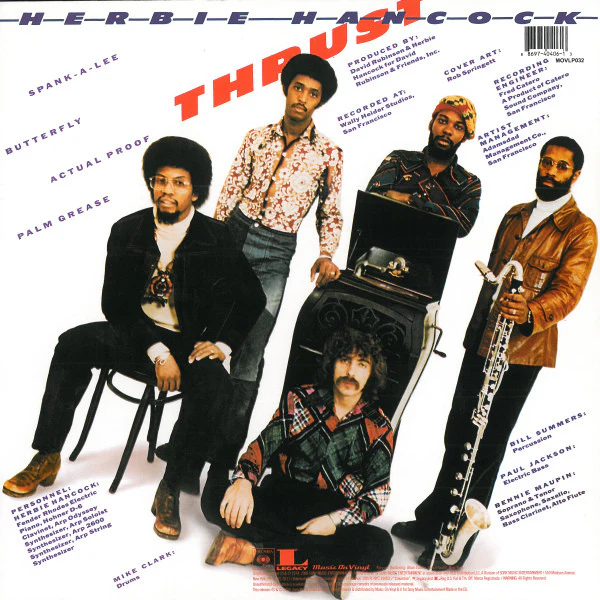 HERBIE HANCOCK, Thrust (Music On Vinyl; MOVLP032, Europe 2009 Reissue, 180 Gram Vinyl) LP NEW/NEW - Image 2