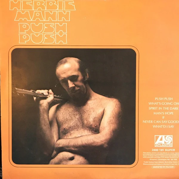 HERBIE MANN, Push Push (Atlantic; K 40283, UK 1972 Reissue, Insert) LP VG/VG - Image 2