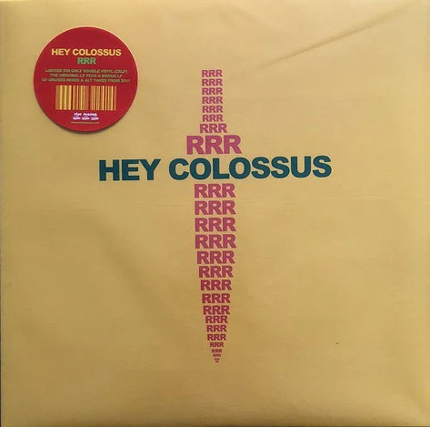 HEY COLOSSUS, RRR (Riot Season ; REPOSELP063, UK 2018 Reissue, Insert, Ltd to 500, bonus LP of unused mixes & alternative takes) 2xLP VG/VG+