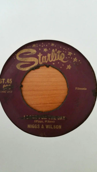 HIGGS & WILSON, I Long For The Day / Pretty Baby (Starlite; ST.45 035, UK 1960, 4-Prong Centre) 7" /VG
