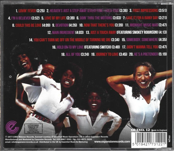 HIGH INERGY, Lovin' Fever - The Best Of High Inergy (Expansion; CD EXCL 12, UK 2012, Jewel Case) CD M/M - Image 2