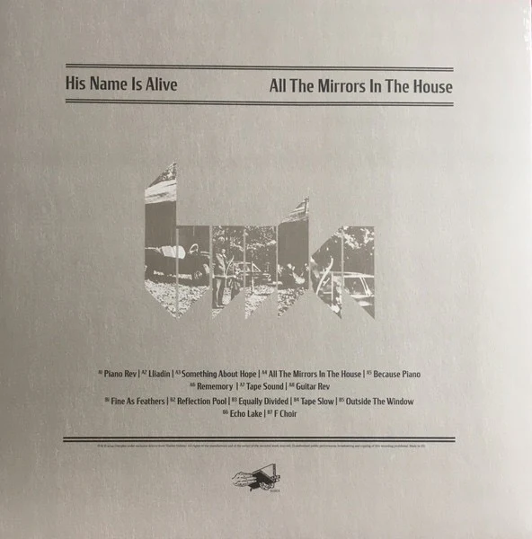 HIS NAME IS ALIVE, All The Mirrors In The House (Home Recordings 1979-1986) (Disciples; DISC3, Europe 2019, Compilation, Clear Vinyl) LP NEW/NEW - Image 2