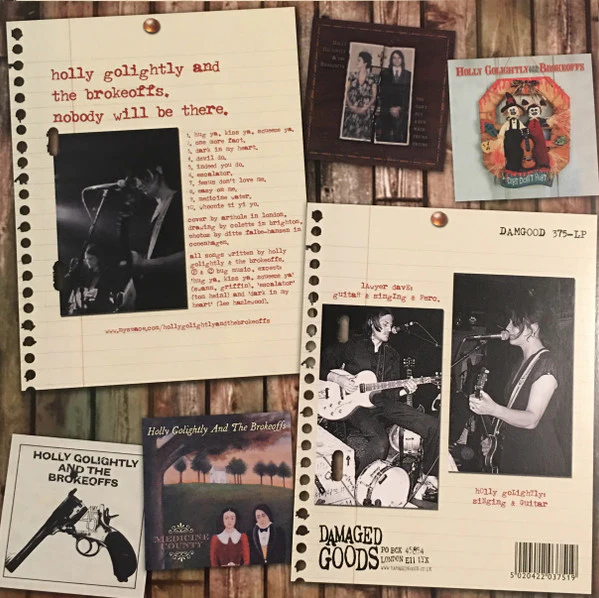 HOLLY GOLIGHTLY AND THE BROKEOFFS, Nobody Will Be There (Damaged Goods; DAMGOOD 375-LP, UK 2011 Reissue, Brown Vinyl) LP VG/VG - Image 2