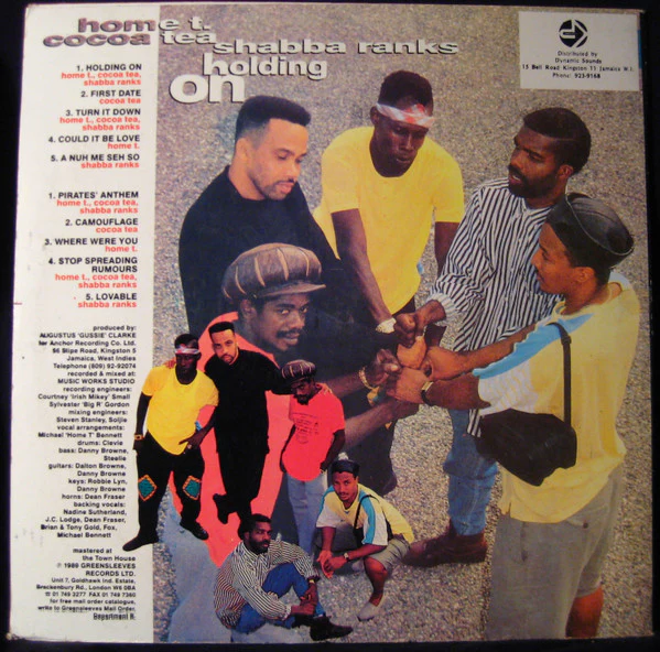 HOME T. & COCOA TEA & SHABBA RANKS, Holding On (Music Works Records; VPRL 1099, Jamaica 1989), SALE - Up to 50% Off the Original Price  LP G+/G+ - Image 2