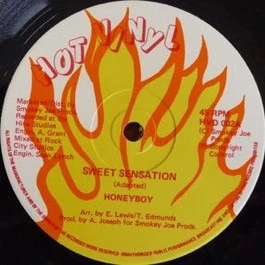 HONEY BOY, Sweet Sensation / Sound Of Silence (Hot Vinyl; HVD 002, UK 1984, Plain Sleeve) 12" /VG+