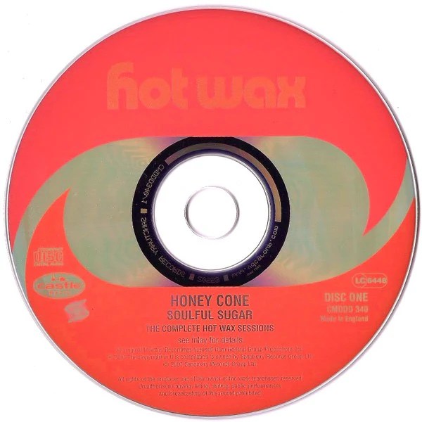 HONEY CONE, Soulful Sugar (The Complete Hot Wax Recordings) (Castle Music; CMDDD 340, UK 2001, Double CD Case) 2xCD VG+/VG+ - Image 3