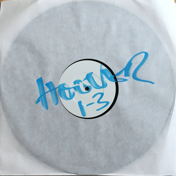 HOOVER1, Hoover 1-3 (Hoover; HOOVER 1-3, Germany 2019, White Label - Painted, Painted Die Cut Inner Sleeve) 12" EP VG/VG