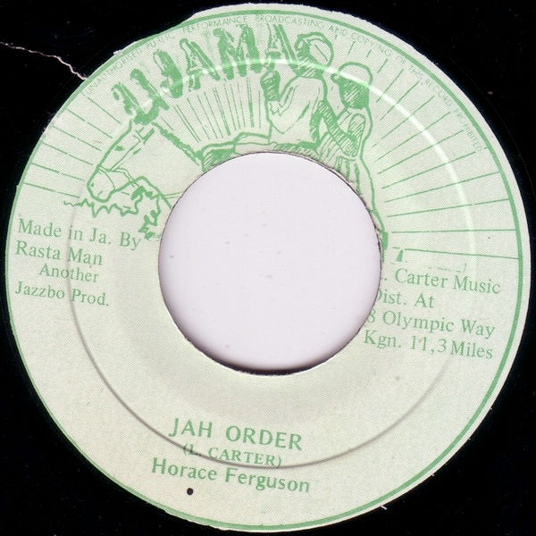 HORACE FERGUSON, Jah Order (Ujama; , Jamaica 1980s) 7" /VG