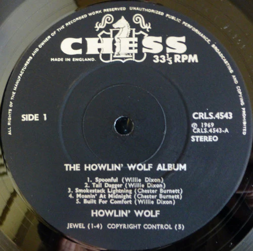 HOWLIN' WOLF, The Howlin' Wolf Album (Chess; CRLS.4543, UK 1969, Laminated Flipback Sleeve, Stereo), SALE - Up to 50% Off the Original Price LP G+/G+ - Image 3