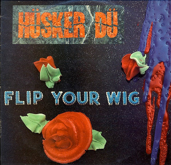 HUSKER DU, Flip Your Wig (SST Cream and Purple Label; SST055, UK 1985, Inner, No Barcode, Distributed By Pinnacle) LP VG/VG+