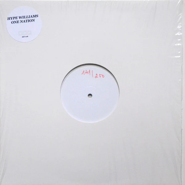 HYPE WILLIAMS (DEAN BLUNT & INGA COPELAND), One Nation (Hippos In Tanks; HIT008, US 2011, Plain Sleeve, White Vinyl, Limited Edition of 250) LP M/M