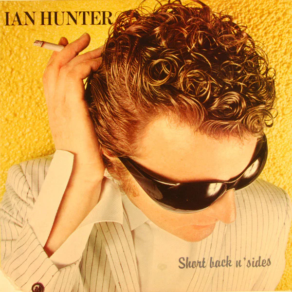 IAN HUNTER, Short Back N' Sides (Chrysalis; CHR 1326, US 1981, Includes Signed Press Release Photo, Mott The Hoople) LP VG/VG+