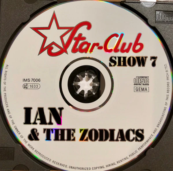 IAN & THE ZODIACS, Star-Club Show 7 (Repertoire Records; IMS 7006, Germany 1994, Jewel Case) CD VG+/VG+ - Image 3
