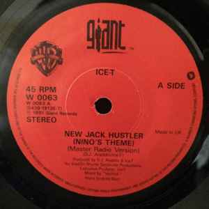 ICE-T, New Jack Hustler (Nino's Theme) / 	Lifestyles Of The Rich And Infamous (Giant Records; 5438-19442-7, UK 1991, Picture sleeve) 7" VG/G+ - Image 2