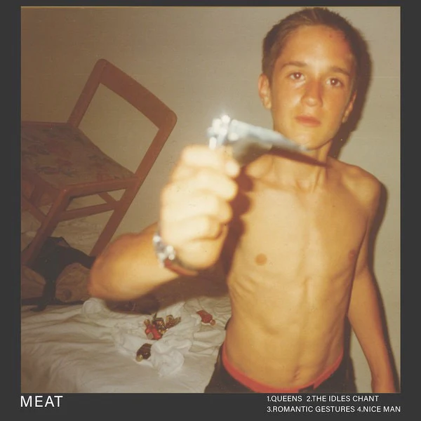 IDLES, Meat EP / Meta EP (Balley Records; BALLEY009, UK 2019, Picture Sleeve, Black Inner, Record Store Day Limited Release 2019, White Vinyl) 12" EP VG+/EX